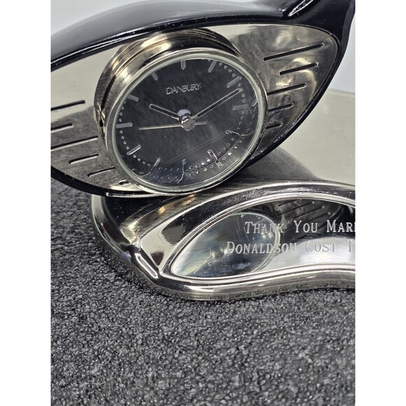 THINGS REMEMBERED FATHERS DAY GIFT  SET GOLF CLUB Clock Pen Business Card Rack - Picture 8 of 15